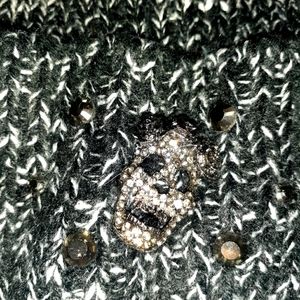 Torrid knit hat and pleather gloves